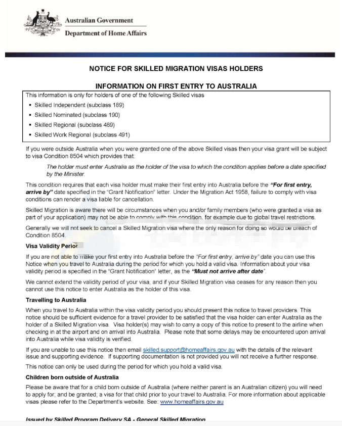 澳洲移民签证获批但现阶段无法入境应该怎么办? 澳洲移民签证获批但现阶段无法入境应该怎么办?