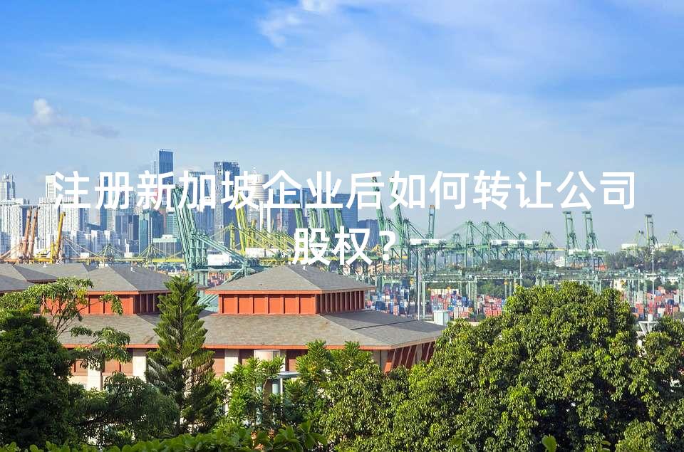 注册新加坡企业后如何转让公司股权？