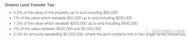 加拿大买房费用清单 加拿大买房费用清单