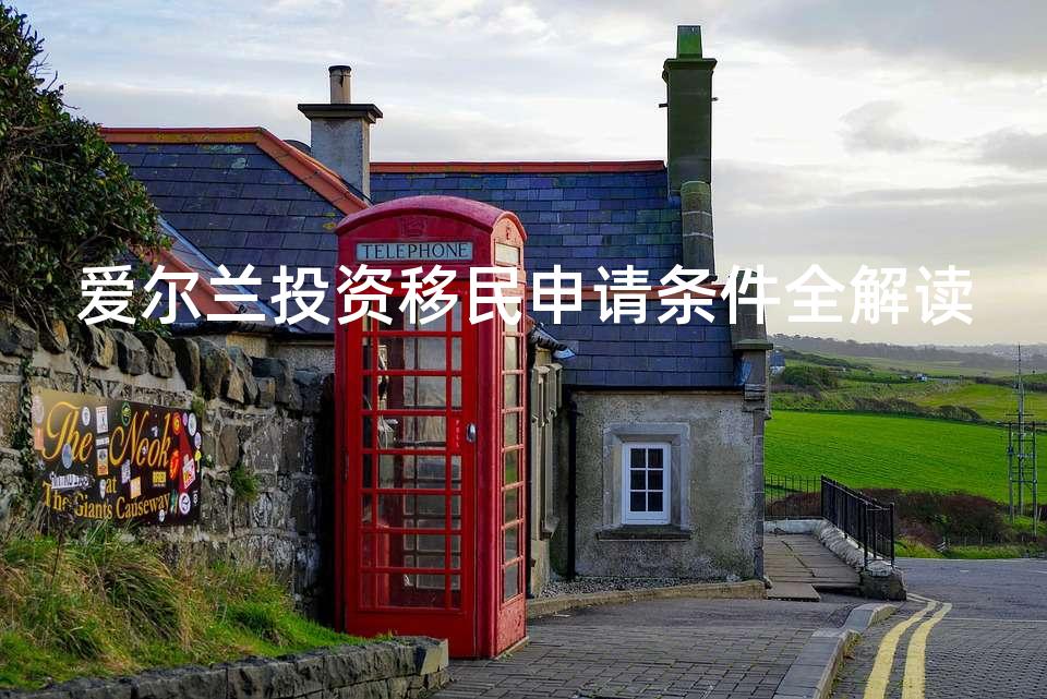 爱尔兰投资移民申请条件全解读