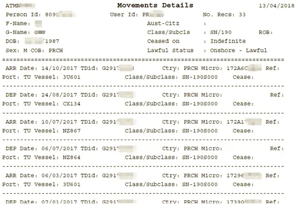 澳大利亚移民什么时候需要提供出入境记录？澳洲出入境记录查询方法