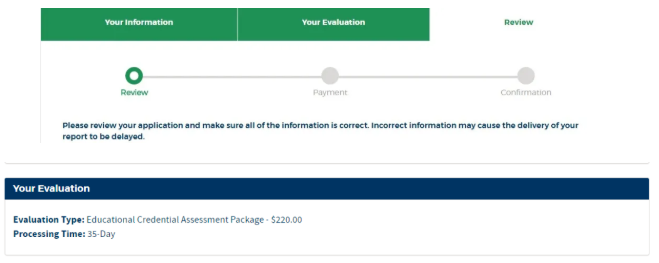WES学历认证流程