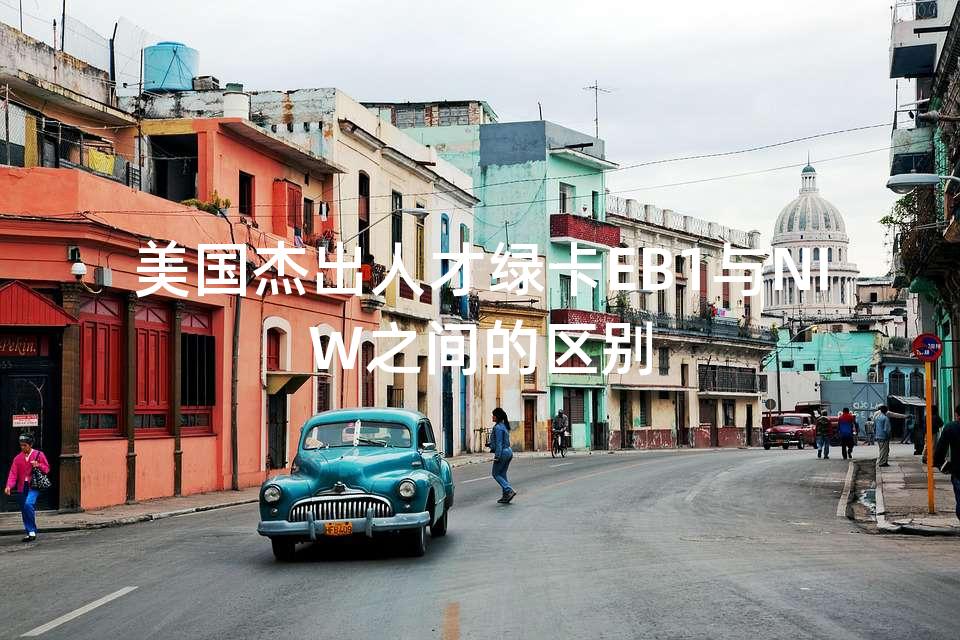 美国杰出人才绿卡EB1与NIW之间的区别