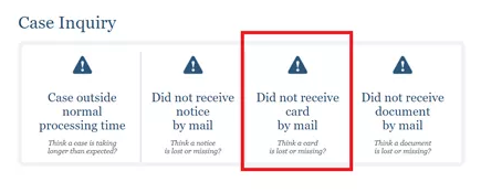 申请的美国绿卡被寄丢了怎么办？