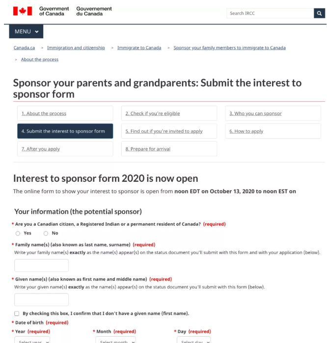 2020年加拿大父母团聚移民有哪些变动？