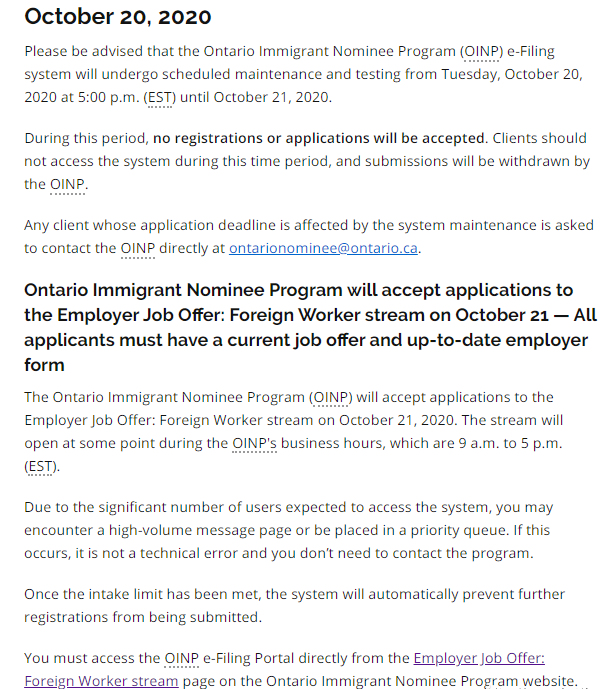 加拿大安省雇主担保移民海外工人类别即将开放