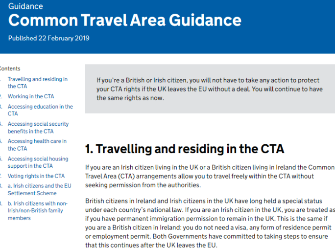 什么是共同旅行区？移民爱尔兰如何直接定居英国？