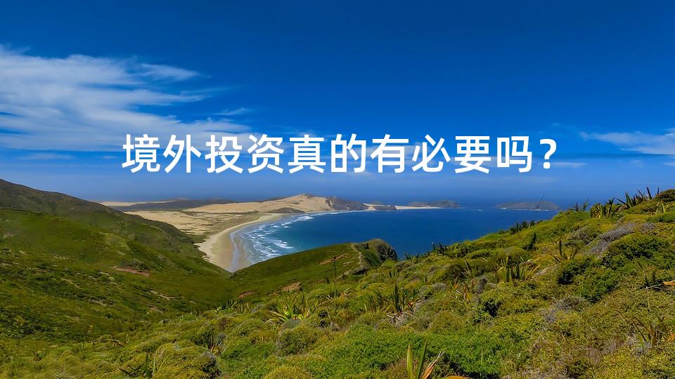 境外投资真的有必要吗？