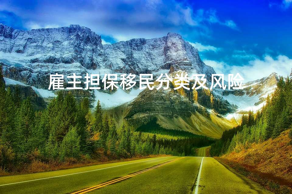 雇主担保移民分类及风险