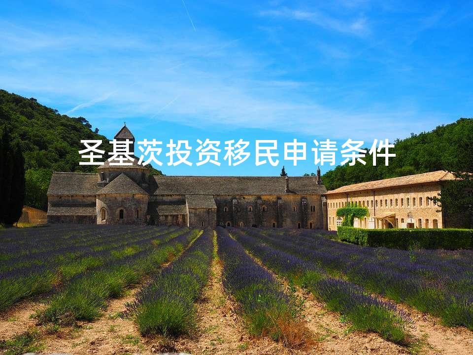 圣基茨投资移民申请条件
