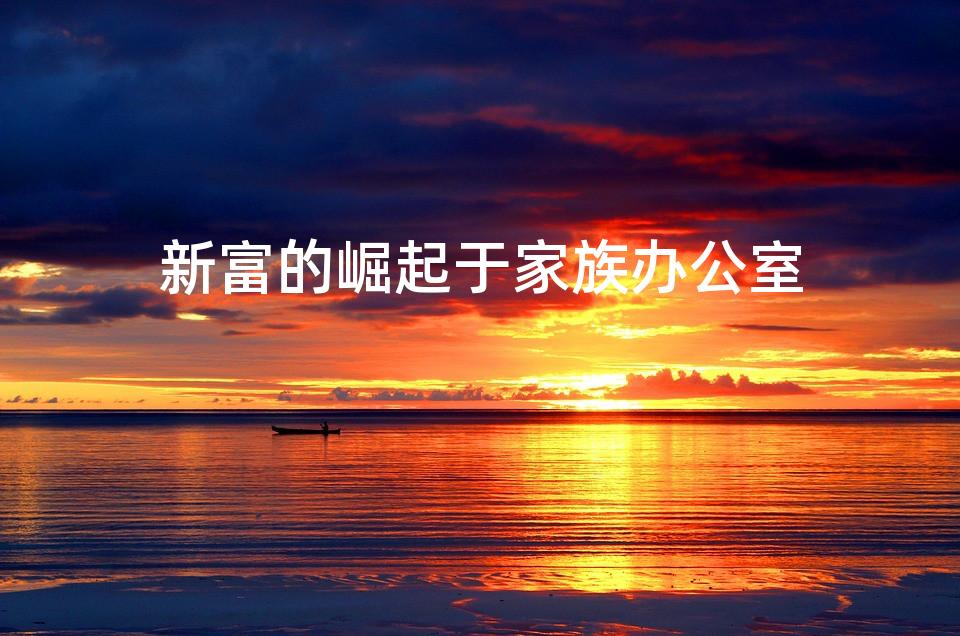 新富的崛起于家族办公室