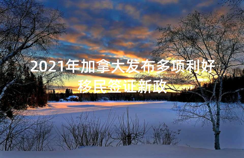 2021年加拿大发布多项利好移民签证新政 2021年加拿大发布多项利好移民签证新政